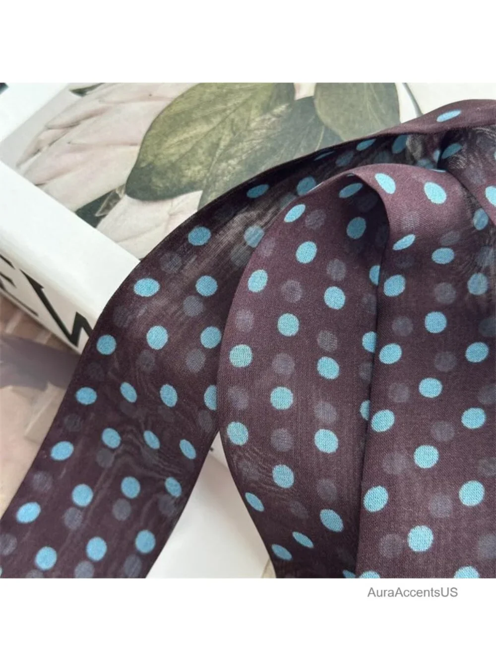 100% Mulberry Silk Georgette Scarf Lightweight Sheer Flowy